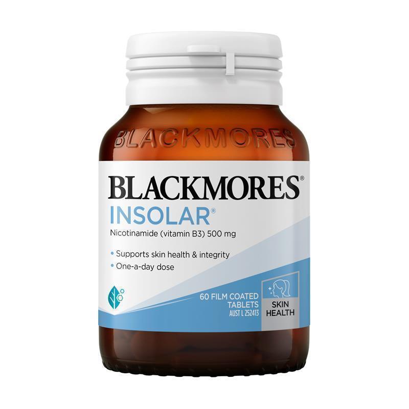 Blackmores 澳佳宝 烟酰胺 焕白修护精华片 Insolar 60粒