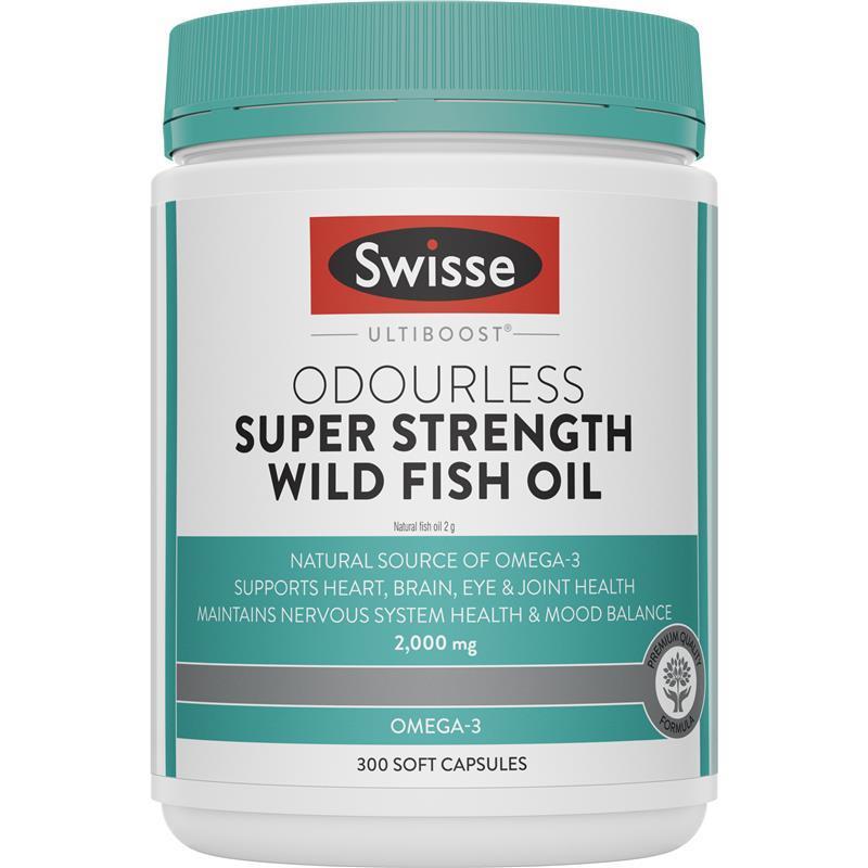 Swisse Ultiboost 高强度深海野生鱼油软胶囊 2000mg 300粒