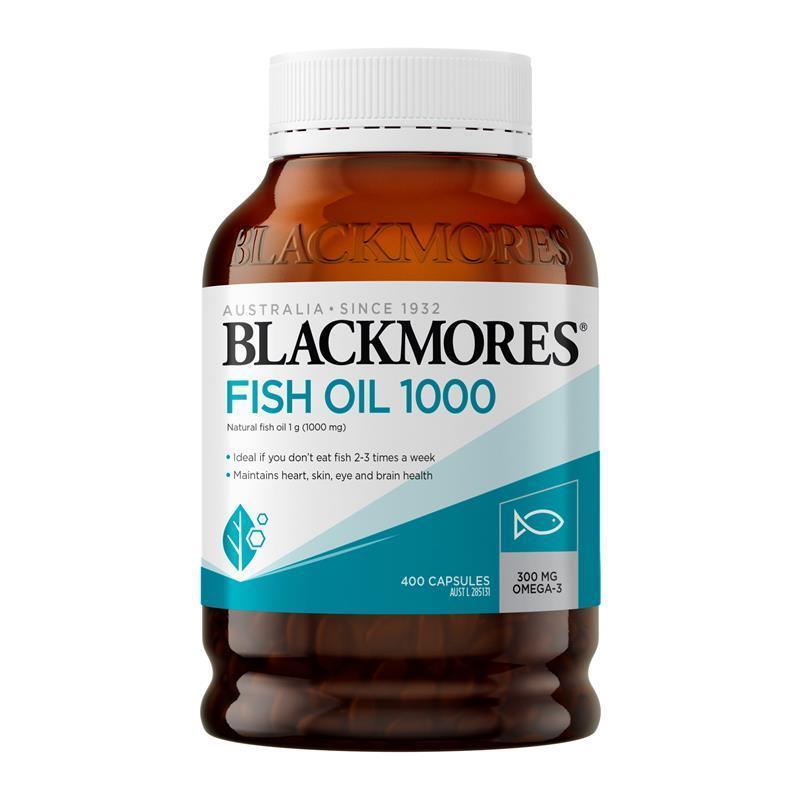 Blackmores 澳佳宝 原味鱼油 有腥鱼油 Fish Oil Original 1000mg Omega-3 400粒