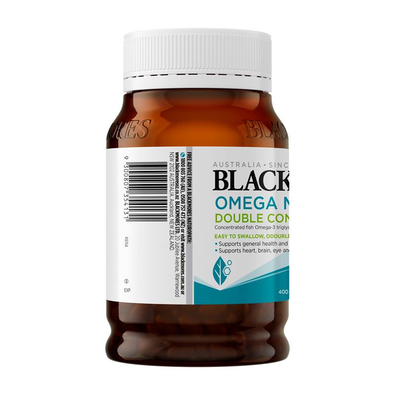 Blackmores 澳佳宝 mini 无腥迷你鱼油 Odourless Fish Oil 1000mg Omega-3 Mini 400粒