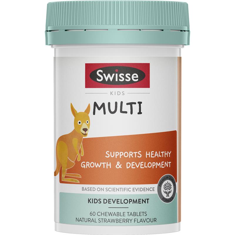 Swisse 小袋鼠儿童多种维生素咀嚼片 儿童多维 Kids Multi 60片 image 0