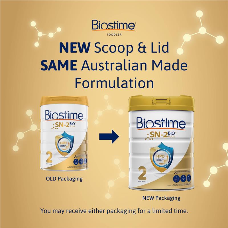 Biostime Sn-2 Bio plus Hpo 合生元婴儿奶粉2段 800g