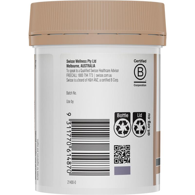 Swisse Ultiboost Magnesium Glycinate 120 Tablets