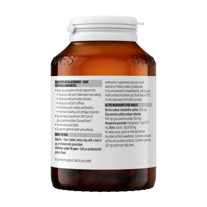 Blackmores 澳佳宝 加强维骨力 关节灵 Joint Formula Advanced Glucosamine 120粒