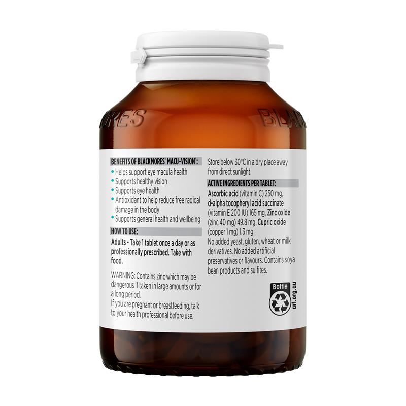 Blackmores 大护眼宁 Macu Vision Eye Care Vitamin 150粒