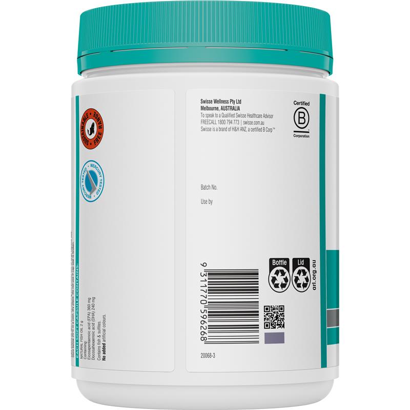 Swisse Ultiboost 高强度深海野生鱼油软胶囊 2000mg 300粒