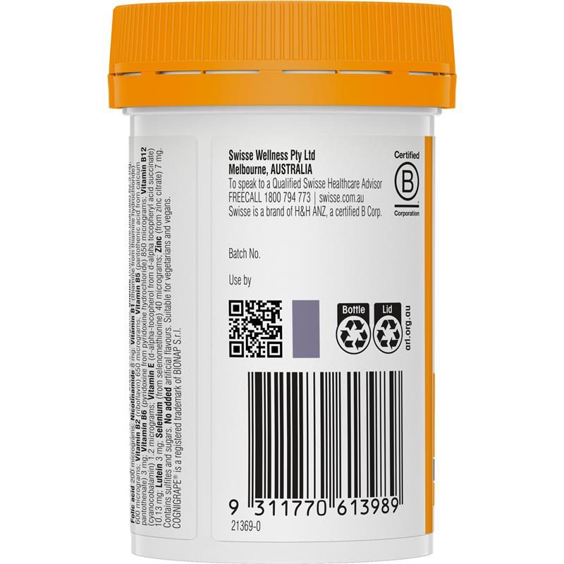 Swisse Ultiboost Memory Nootropics 60 Tabs