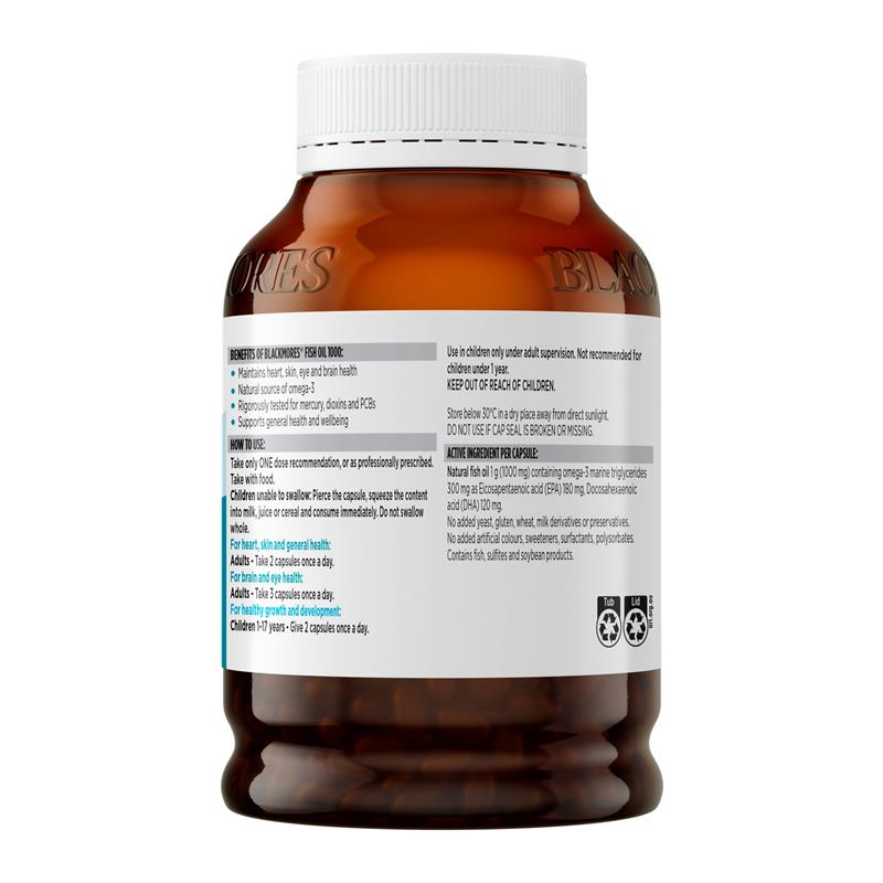 Blackmores 澳佳宝 原味鱼油 有腥鱼油 Fish Oil Original 1000mg Omega-3 400粒