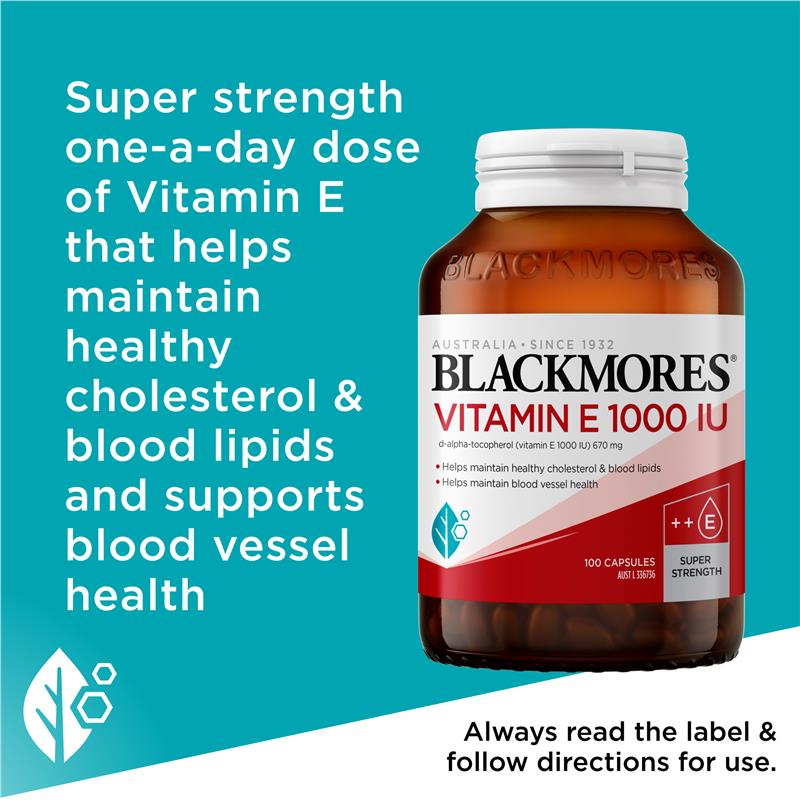 Blackmores 澳佳宝 维生素E 1000IU Vitamin E 1000IU 100粒