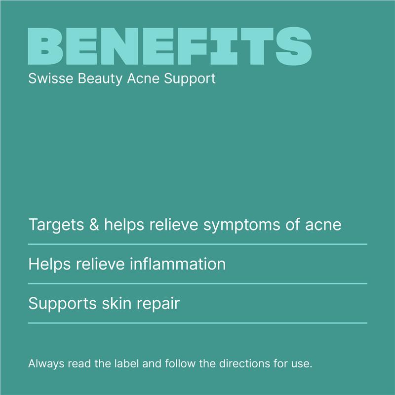 Swisse Beauty Acne Support 60 Tablets