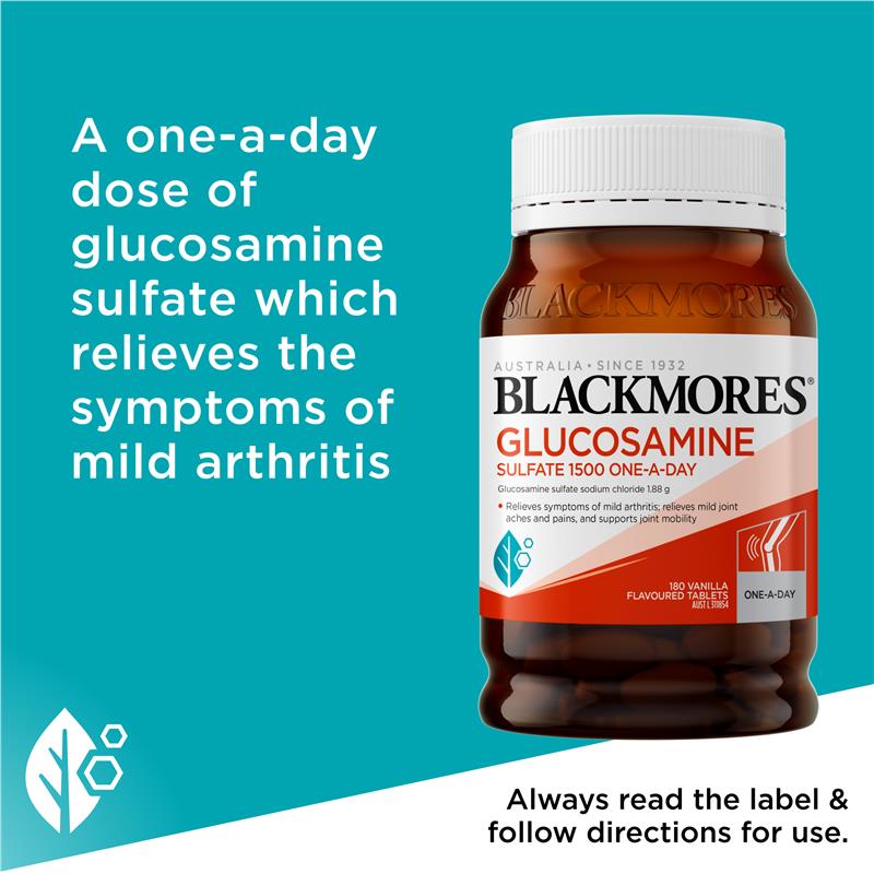 Blackmores 澳佳宝 维骨力 关节灵 Glucosamine Sulfate 1500mg 180粒