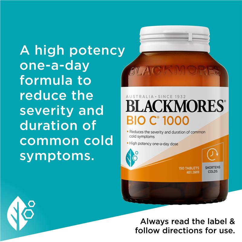 Blackmores 澳佳宝 维生素C 1000mg BioC Bio C 1000mg Vitamin C 150粒