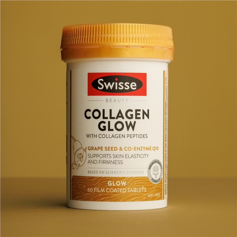 Swisse beauty collagen glow 胶原蛋白肽亮肤营养片 60 Tablets image 4