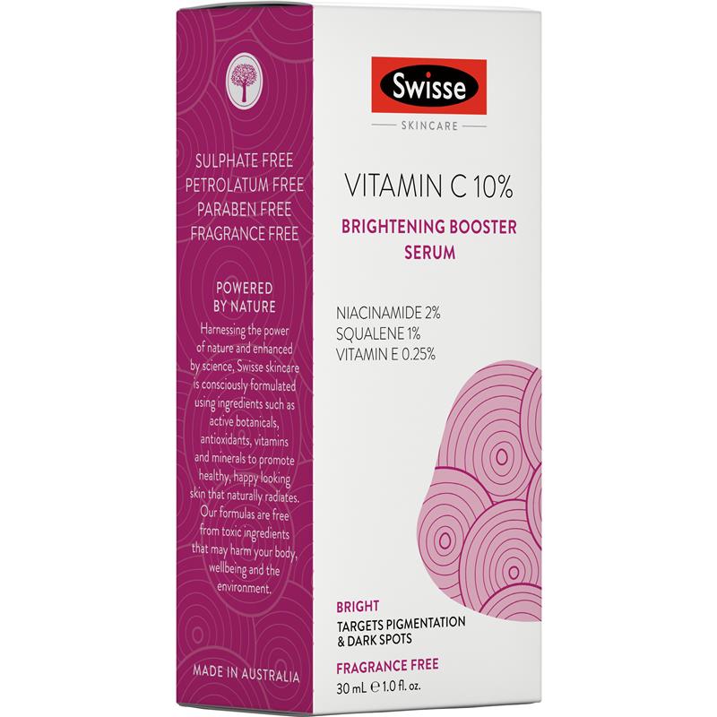 Swisse Beauty Vitamin C 10% Brightening Booster Serum 30ml image 0
