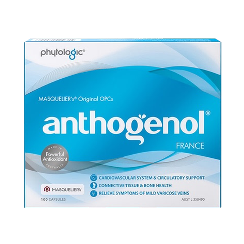 【融化不赔】Anthogenol 月光宝盒 高浓度花青素葡萄籽精华 100粒