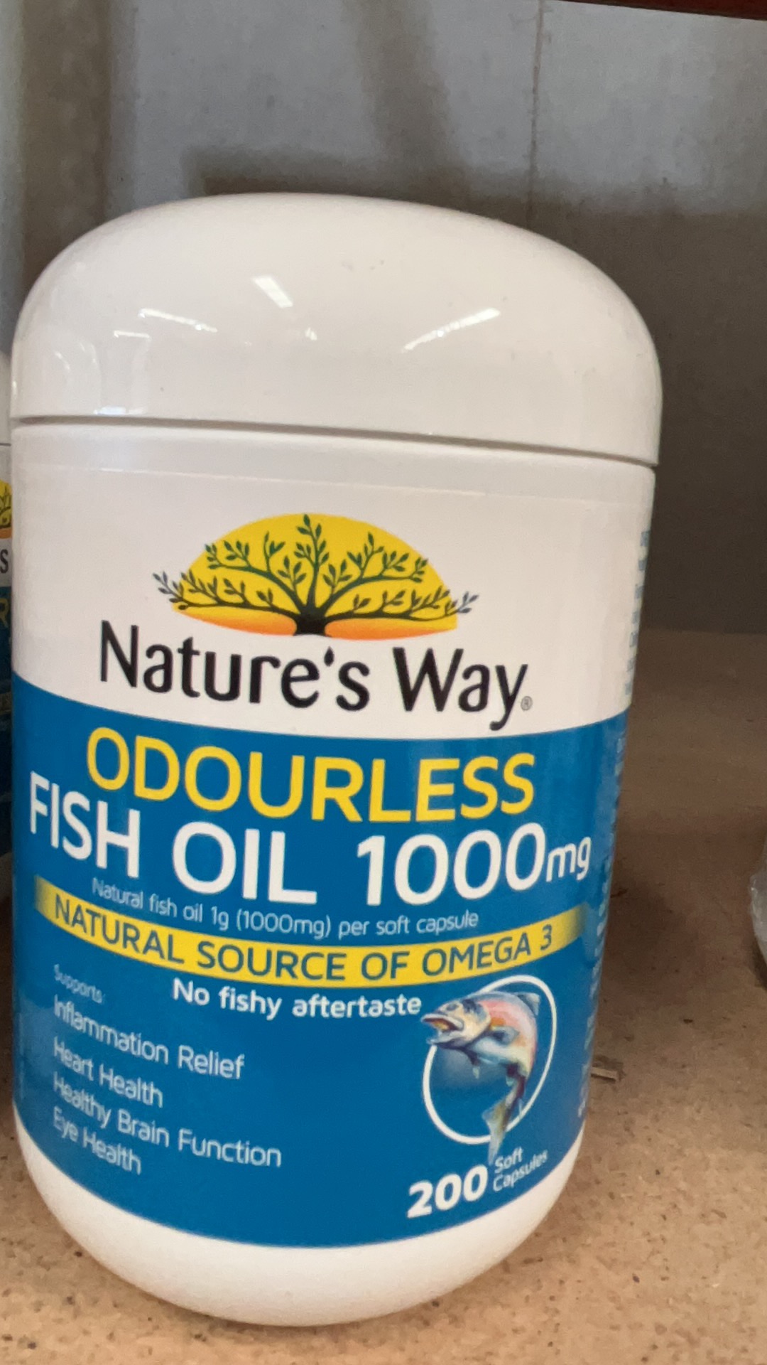 【融化不赔】Nature's Way odourless fish oil无腥鱼油