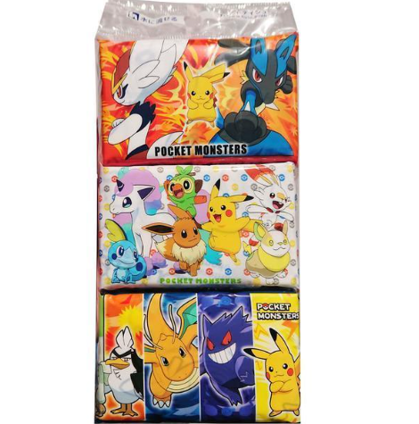 Hayashi Cinnamoroll Facial Pocket Tissue 6 Packs ( 印花手帕紙/紙巾 pokemon)