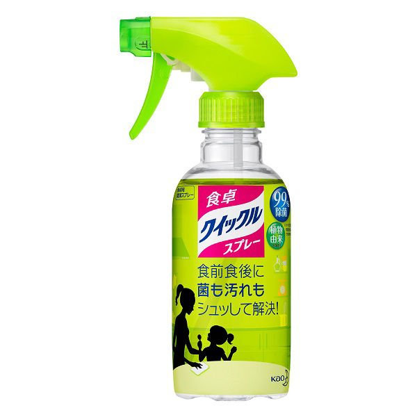 Kao dining table quickle spray body 300ml（花王餐桌家居清潔噴霧消毒劑 綠茶香）