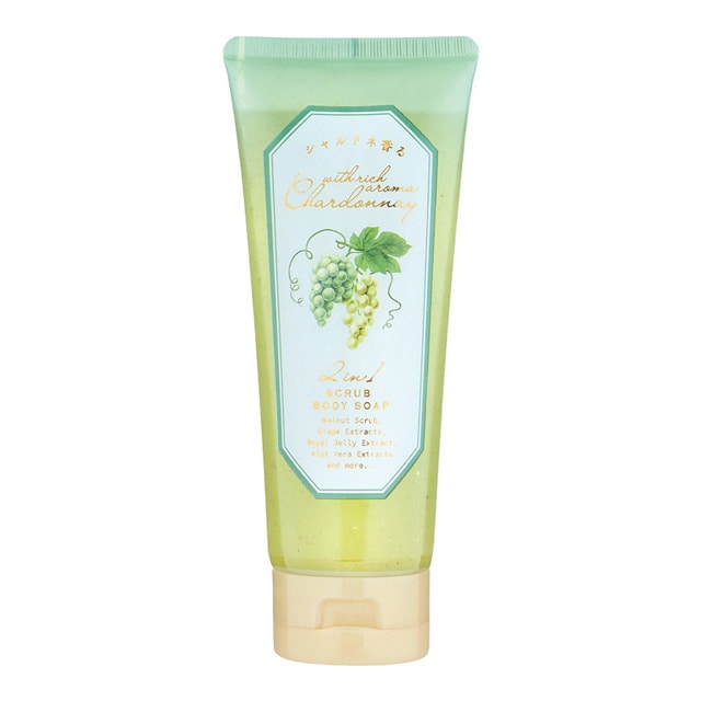 It’s demo Chardonnay Scrub Body Soap 220ml（青提沐浴磨砂去角質）