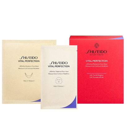 SHISEIDO Vital Perfection LiftDefine Radiance Face Mask 6 Set（資生堂 悅薇智感緊塑煥白面膜）