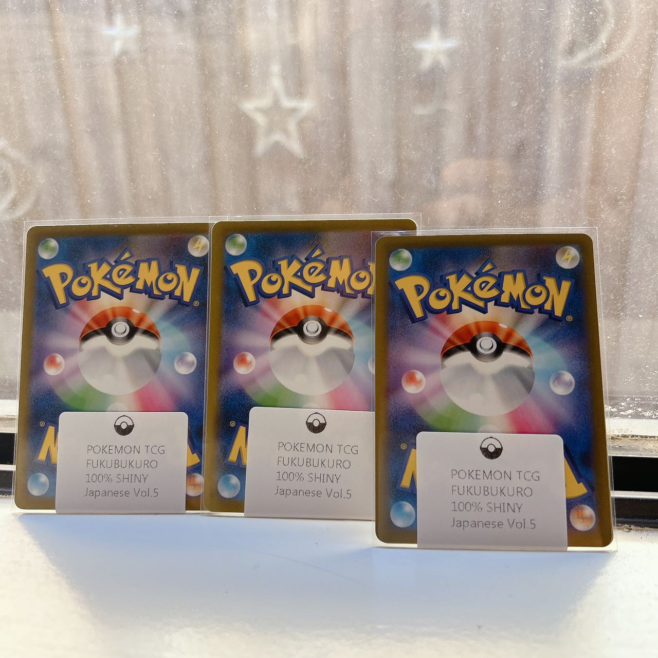 Pokemon tcg fukubukuro 3pcs ( 寶可夢 日版TCG集換式卡牌 閃卡福袋3張/包)