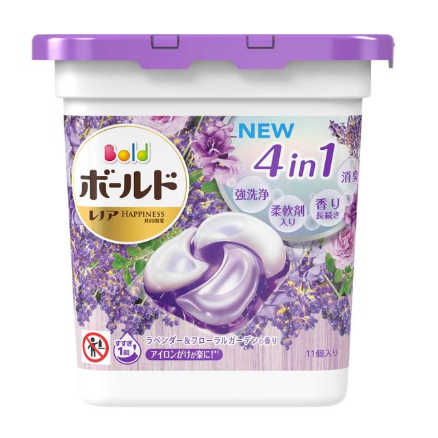 P&G 4D立體碳酸洗衣球 寶潔4in1 薰衣草11枚