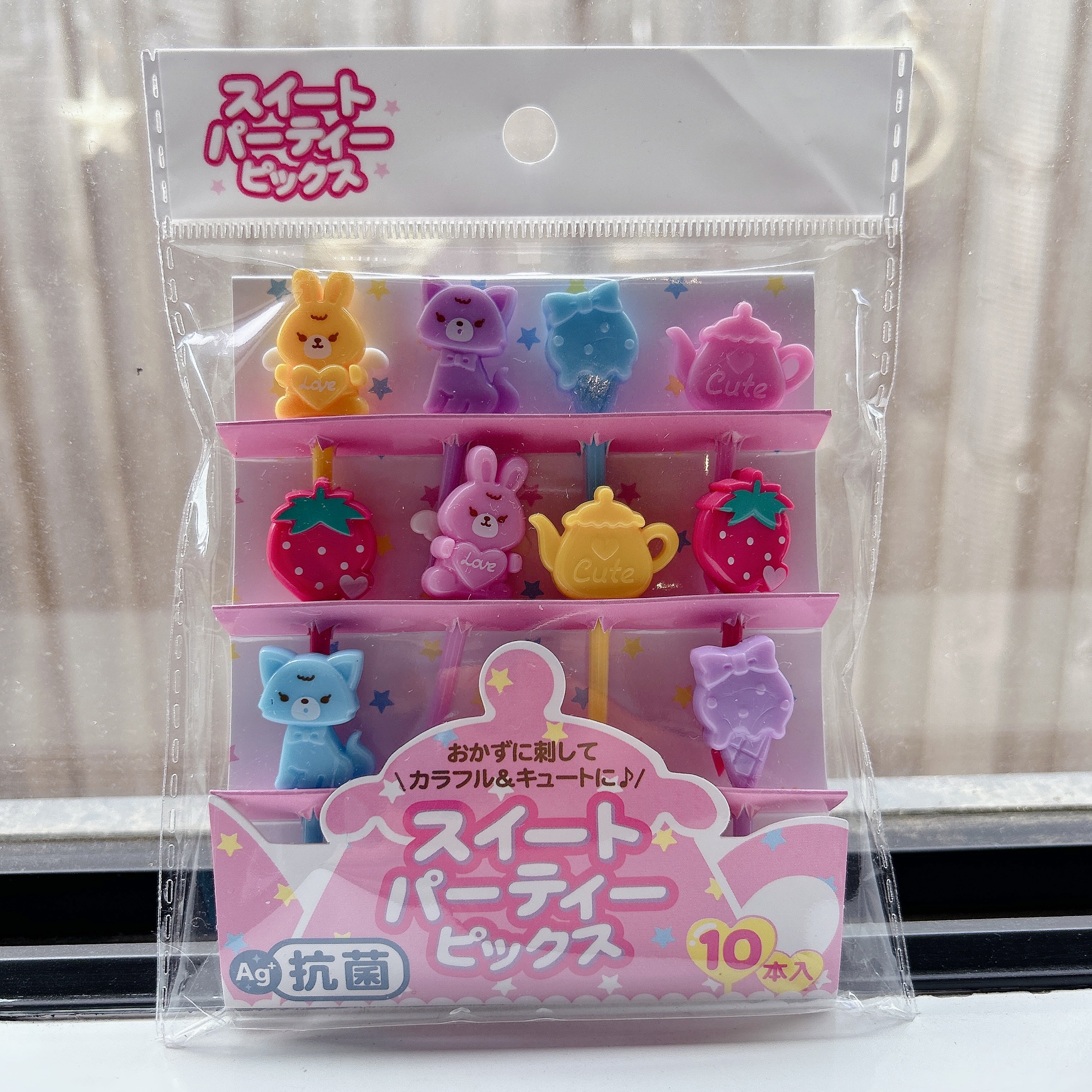 Japanese Food Picks Sweet Party 10pcs (便當叉 甜心派對款)