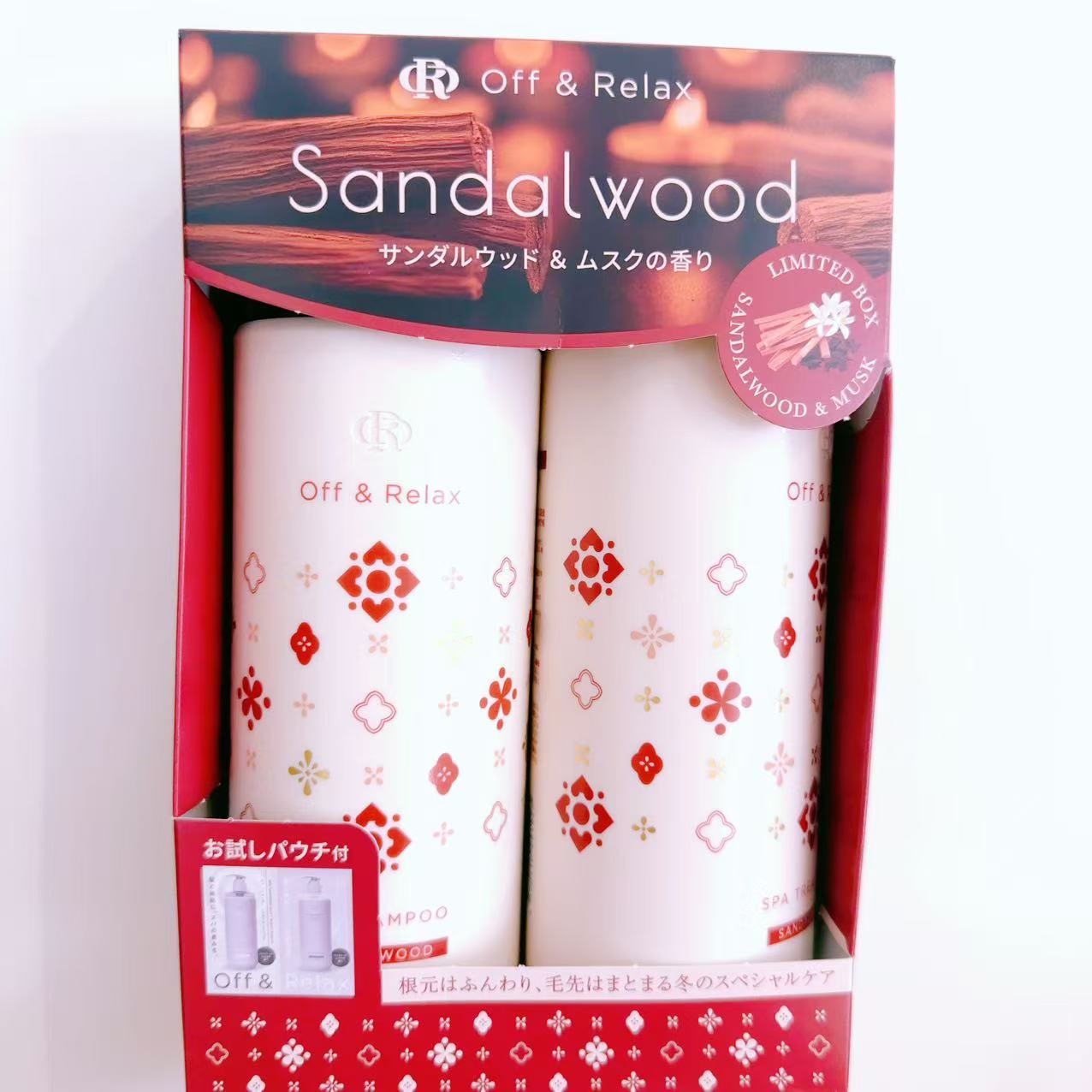 OFF&RELAX Desugung Palace Collaboration Shampoo & Conditioner - Sandalwood 460ml*2（德壽宮聯名 冬季限定洗護套裝 白檀香）