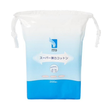 ITO Cotton Soft Compressed Facial Towels 200 Sheets (綿柔彈力濕敷巾)
