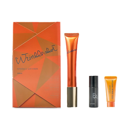 Pola Wrinkle Sparkle Gift Box（祛皺精華20g+去皺精華9g+化妝水8ml）
