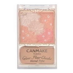 CANMAKE Glow Fleur Cheeks Blend Type B01 Cotton Coral （四色花瓣腮紅 珊瑚橘色）