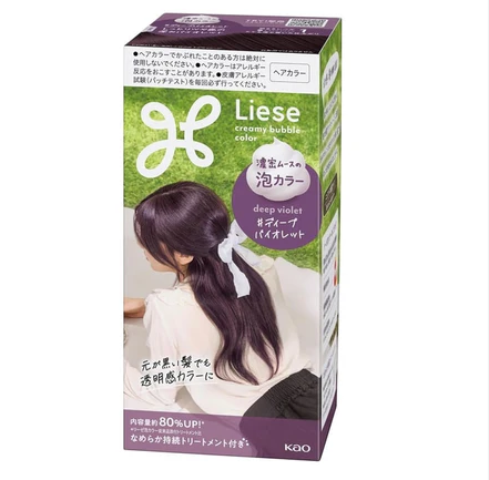 Kao Liese Creamy Bubble Hair Color Deep Violet (泡沫染髮 深紫色)