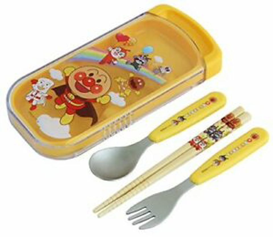 麵包超人 餐具3件套 黃色