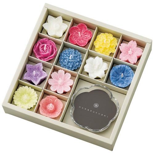 Kameyama Flower-shaped candle and glass set  ( 龜山 花形蠟燭與玻璃套裝)