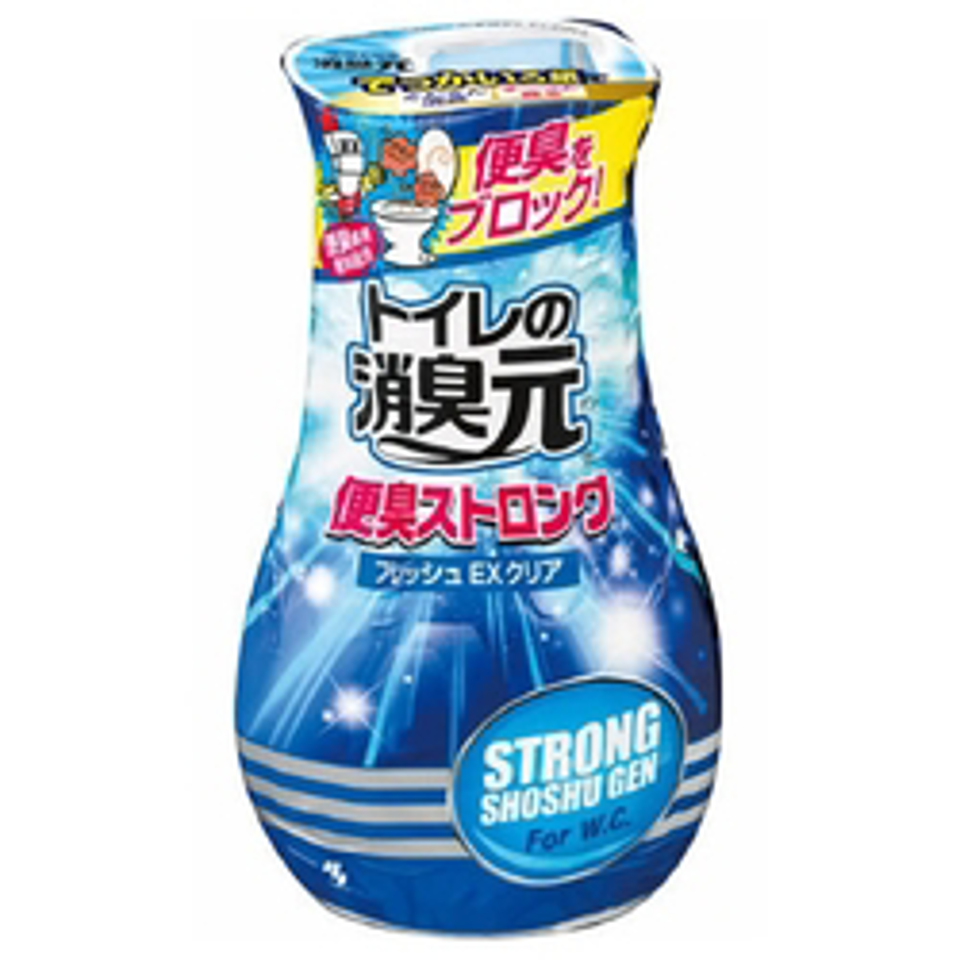 Kobayashi Shoshugen Toilet and Bathroom Deodorant Fresh EX Clear – Fecal Odor Strong Defense 400ml（小林製藥 廁所消臭元潔淨清新強力消除變臭）
