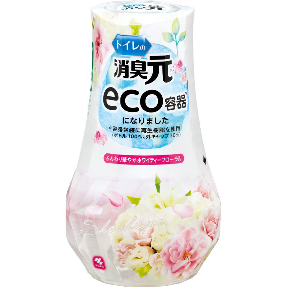 Kobayashi Shoshugen Toilet Deodorant Airy Elegant White Floral 400ml（小林製藥 廁所消臭元白茶花）
