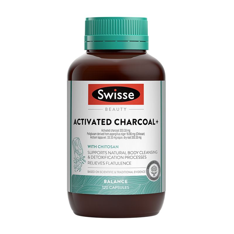 Swisse 椰壳活性碳吃油丸 120粒 image 0
