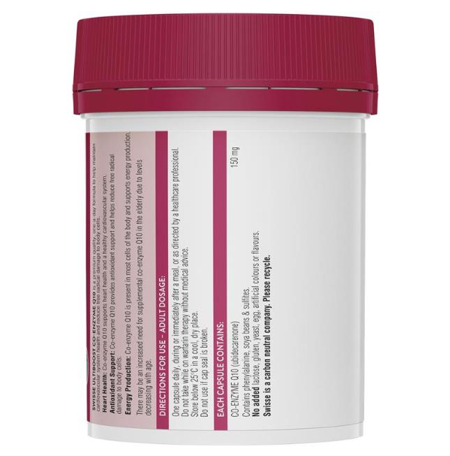 Swisse 辅酶Q10 150mg Co Enzyme Q10 150mg 180粒