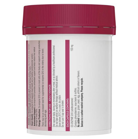 Swisse 辅酶Q10 150mg Co Enzyme Q10 150mg 180粒