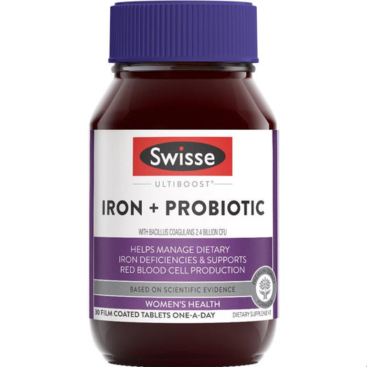 Swisse 铁+益生菌红润瓶 30粒