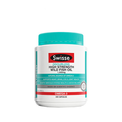 Swisse 无腥味野生深海鱼油1500mg 400粒