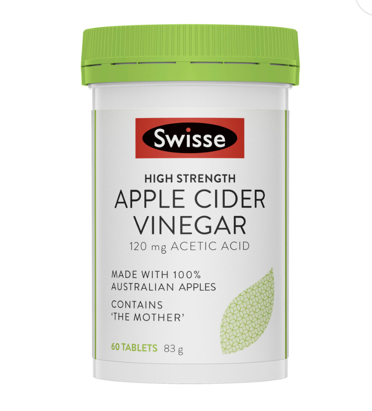 Swisse 苹果醋酵素片 Apple Cider Vinegar 60粒
