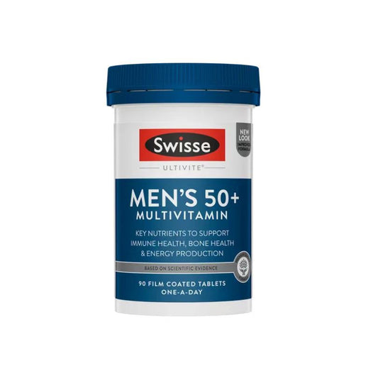 Swisse 男性复合维生素中老年50+男维 Mens Multivitamin 50+ 90粒