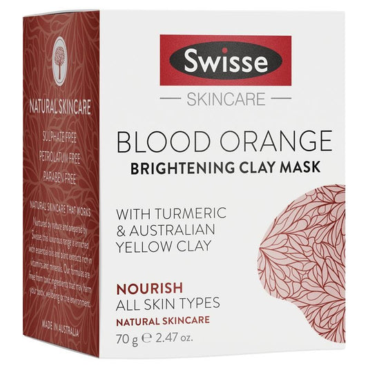 Swisse Nourish 血橙亮肤矿物泥清洁面膜 70g 滋养型