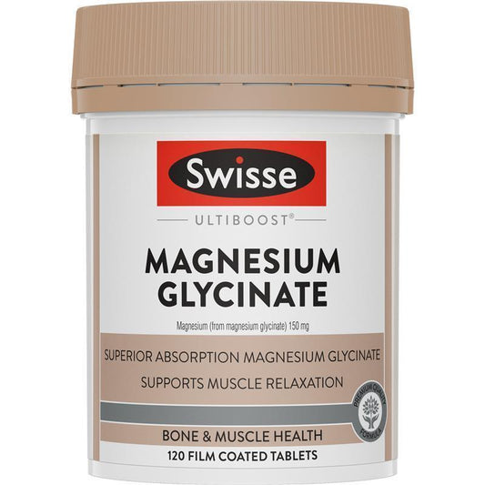 Swisse Ultiboost Magnesium Glycinate 120 Tablets