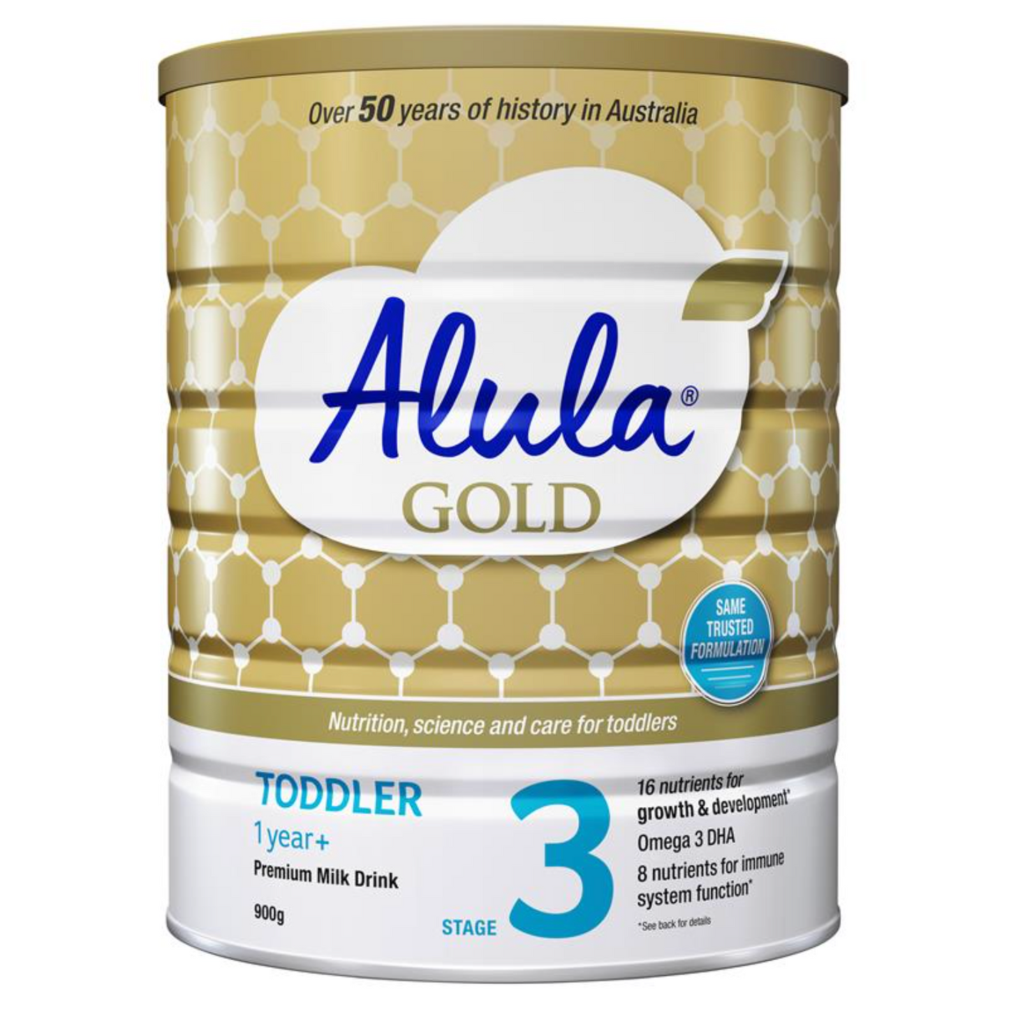 S26 惠氏婴幼儿牛奶粉Alula 3段 Alula Gold Stage 3 Toddler Milk Drink 1 Year+ 900g