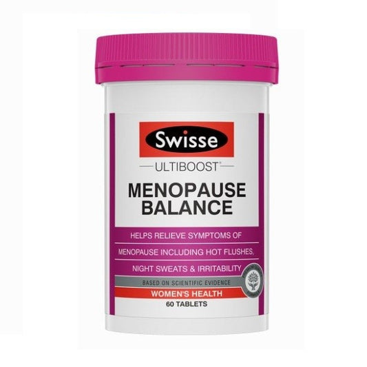 Swisse 更年期平衡片 Menopause Balance 60粒 澳洲直邮