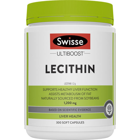 swisse 卵磷脂 （大瓶） Lecithin 1200mg 300粒