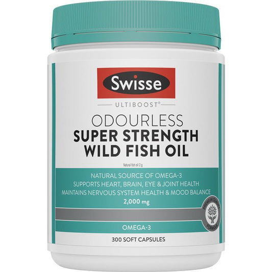 Swisse Ultiboost 高强度深海野生鱼油软胶囊 2000mg 300粒