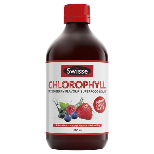 Swisse 叶绿素液 梅子味 Chlorophyll Mixed Berry 500ml